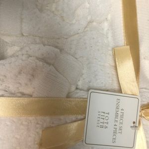 Tots Fifth Ave 4 Piece 0-6 Cardigan Pant Hat Booti